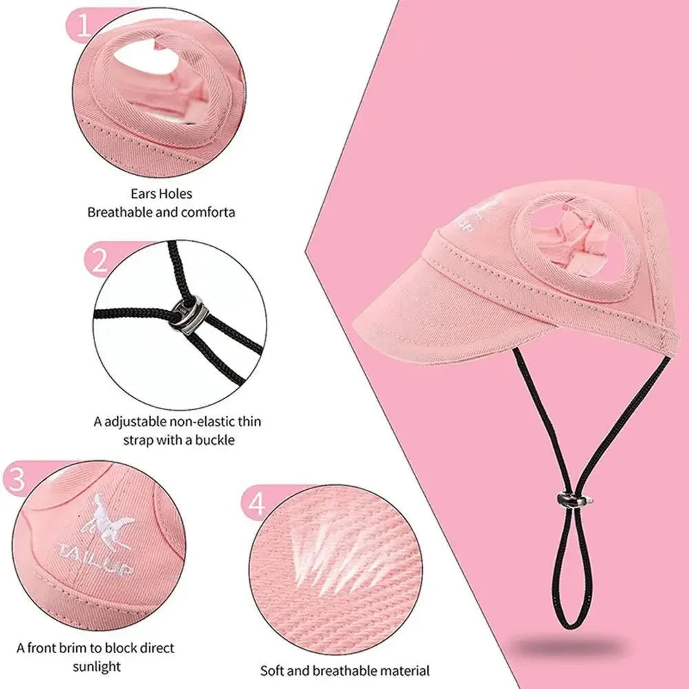 πΆ Stylish Dog Hat β Adjustable & Comfortable Pet Cap